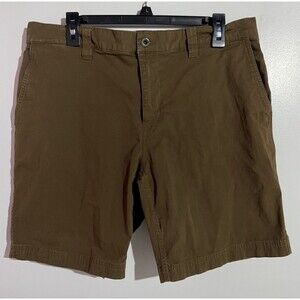 Filson Shorts Mens 36 Brown Mud Cotton Blend Chino Safari Hiking Outdoor 9"